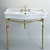 Classical Console Sink with Mixer and Siphon 3D model small image 1