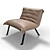 Contemporary Stitch Armchair 3D model small image 1