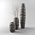 Elegant Saveri Vases 3D model small image 1