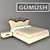 Elegant Alisa Bed 3D model small image 1