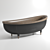 Luxury Leather-Covered Stone Bath 3D model small image 1