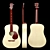 Authentic Acoustic Guitar 3D model small image 1