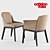 Elegant Musa Chair: Ashwood Frame, Custom Upholstery 3D model small image 2