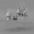 Zara Home Accessory Set: Tables, Glassware, Vases, and More 3D model small image 3