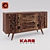 Stunning Perforated Wood Chest by KARE 3D model small image 1