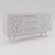 Stunning Perforated Wood Chest by KARE 3D model small image 2