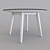 Scandinavian Geometric Dining Table 3D model small image 2