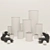 Elegant Set of 10 Candlesticks 3D model small image 2