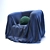 Cape Armchair: Stylish Comfort 3D model small image 1