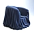 Cape Armchair: Stylish Comfort 3D model small image 2