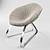 Metal Frame Soft Cushion Armchair 3D model small image 1