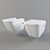 Elevated Hygiene: Roca Gap Toilet & Bidet 3D model small image 1