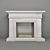 Elegant Hearth: Classic Fireplace 3D model small image 1