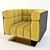 Elegant Marioni Montgomery Armchair 3D model small image 2