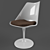 Modern Fiberglass Tulip Chair 3D model small image 1
