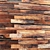  Rustic Wood Panel: Authentic and Timeless 3D model small image 3