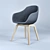 Sleek and Versatile Chair 3D model small image 1