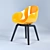 Sleek and Versatile Chair 3D model small image 2