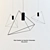 Rock Garden Pendant Lamp: Kazuhiro Yamanaka's Illuminating Design 3D model small image 1