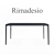 Sleek Rimadesio Long Island Table 3D model small image 1