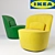 IKEA STOCKHOLM - Scandinavian Elegance 3D model small image 1