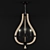 Elegant Middlefield Chandelier: Timeless Illumination. 3D model small image 1