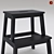 Versatile Black Stool-Ladder: Bekvem 3D model small image 2