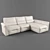 Convertible Modular Sofa 3D model small image 1