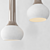 Glowing Torch: Ceramic Ceiling Lamp 3D model small image 2