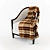 Elegant Mayfair Bergere Chair 3D model small image 2