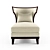 Elegant Atrium Chair: Designer Jacques Garcia 3D model small image 3