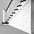 Classic Staircase 3D model small image 3