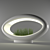 Desktop Oasis: Mini Greenhouse & Lamp 3D model small image 1