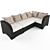 Luxury Sofa Salvador by Progress 3D model small image 1