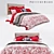 Winter Wonderland Toile Bedding 3D model small image 2