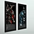 Sinister Samurai Wall Art 3D model small image 2