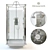 Test Freestanding Shower 3D model small image 1