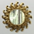 Elegant Sunflower Carved Mirror 3D model small image 1