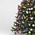 Festive Evergreen Christmas Tree 3D model small image 2