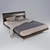 Elegant Talamo Bed by Zanotta 3D model small image 1