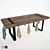 Sleek Modern HOOK Table 3D model small image 1