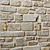 Wild Stone Wall: Authentic Masonry 3D model small image 2