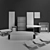 Glas Italia Collection: Elegant Glass Furniture 3D model small image 3