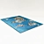 Elegant Cappellini Carpet: Mondo 3D model small image 1