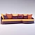 Comfort Plus Sofa 3D model small image 1