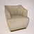 Elegant Fenton Armchair: Comfort and Style 3D model small image 1
