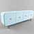 ALESSIA Modern Chest of Drawers 3D model small image 1