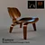 Modern Elegance: Eames Plywood Lounge 3D model small image 1