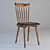 Mistinguett Scandinavian Chair 3D model small image 1