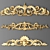 Decorative Stucco Molding Set 3D model small image 2